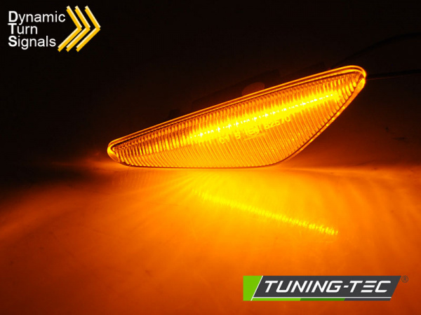 Upgrade LED Seitenblinker für BMW X3 F25 / X5 E70 / X6 E71 08-14 schwarz/rauch dynamisch